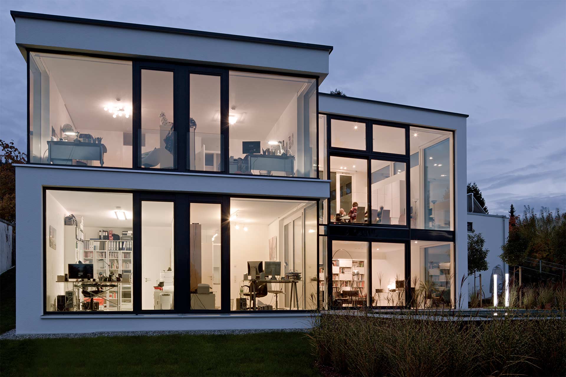 Wohnvilla mit Lichthalle
